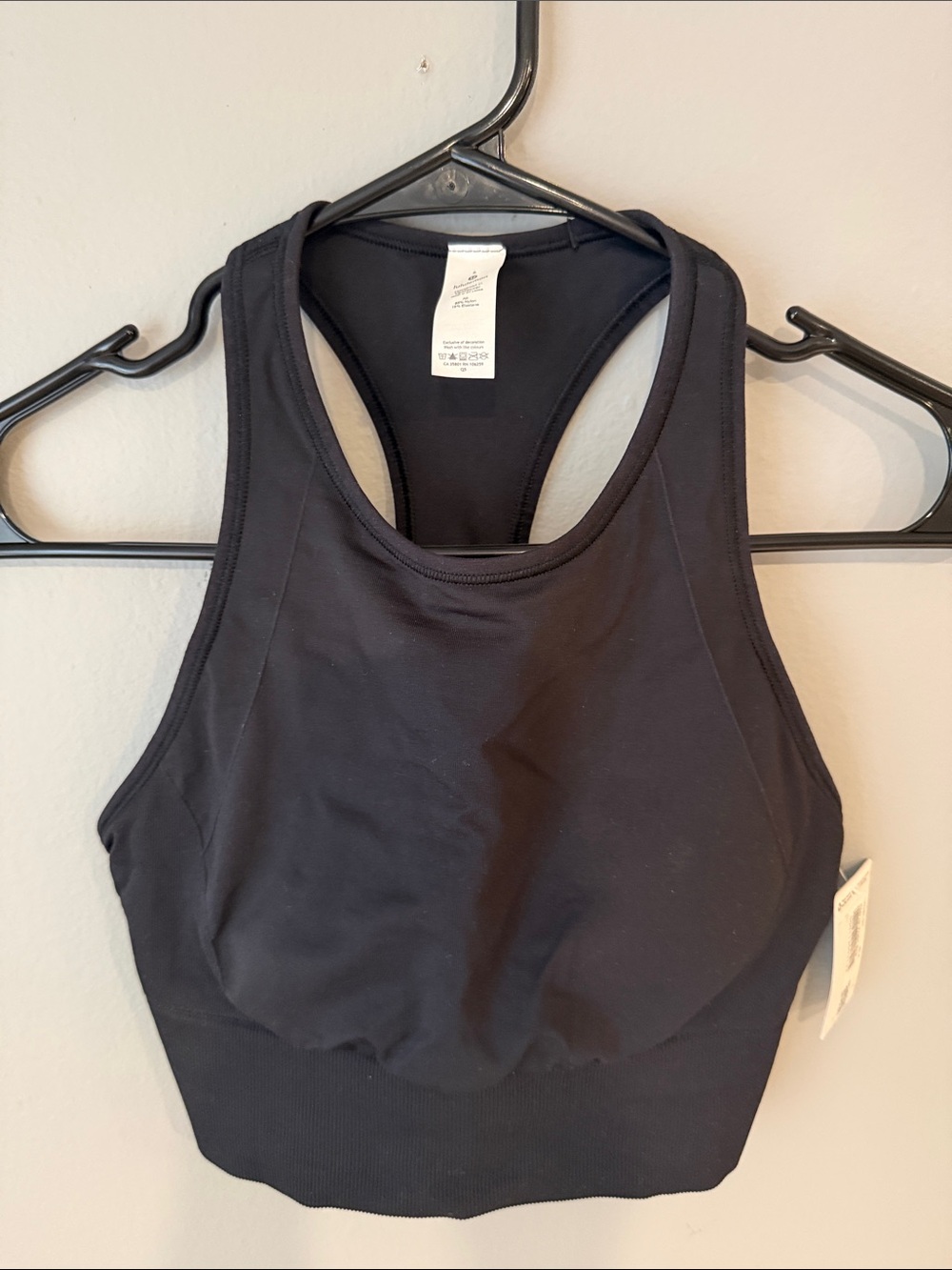 lululemon athletica Black High-Neck Racerback Sports Bra